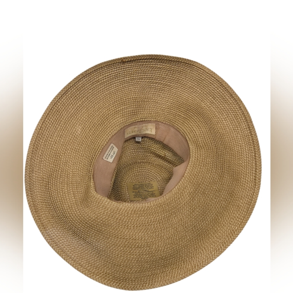 Eric Javits Bella Straw Wide-Brim Sun Hat - Picture 7 of 16